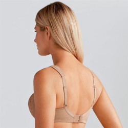 Biustonosz miękki bez fiszbin do protez beżowy Amoena Nora SB