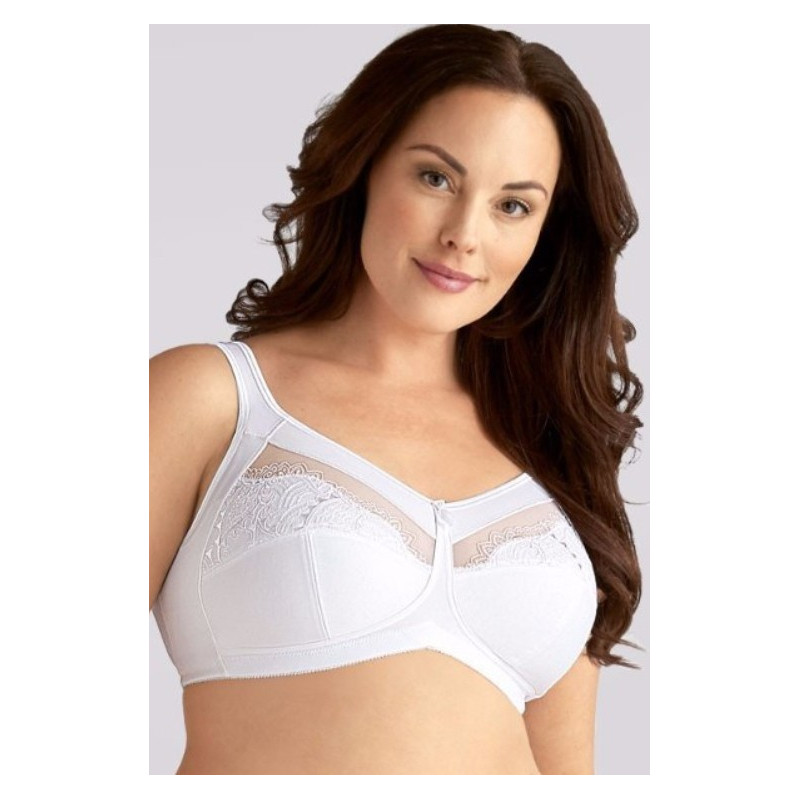 Elegancki miękki biustonosz bez fiszbin biały Amoena Isadora SB 0947