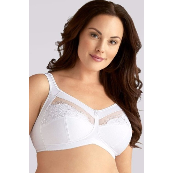 Elegancki miękki biustonosz bez fiszbin biały Amoena Isadora SB 0947