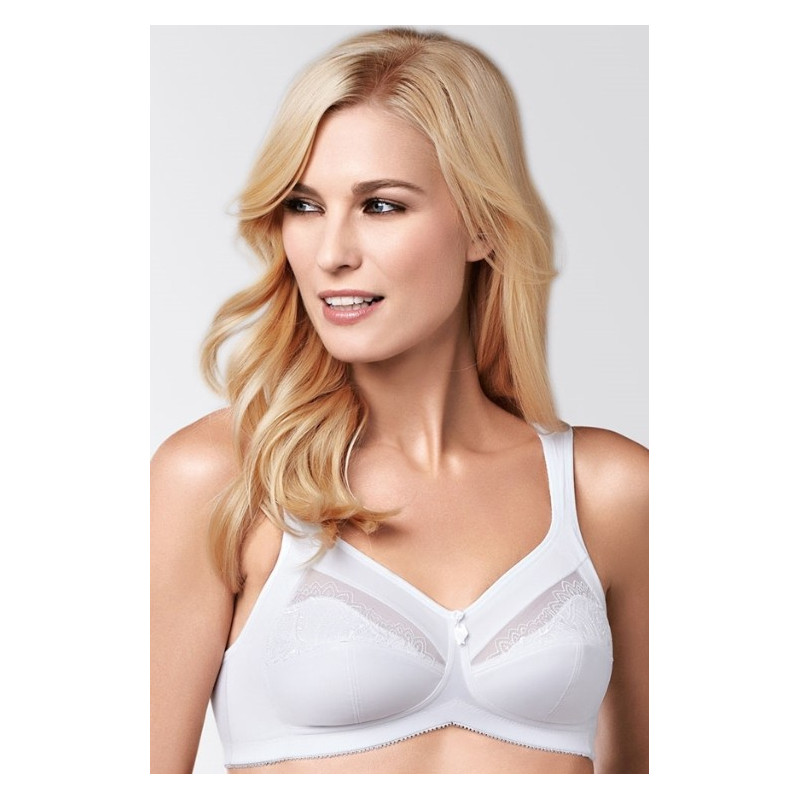 Elegancki miękki biustonosz bez fiszbin biały Amoena Isadora SB 0947