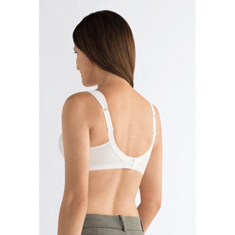 Elegancki miękki biustonosz bez fiszbin biały Amoena Isadora SB 0947