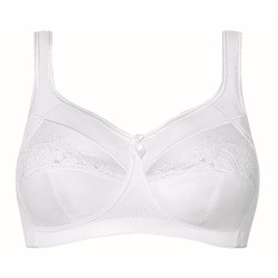 Elegancki miękki biustonosz bez fiszbin biały Amoena Isadora SB 0947