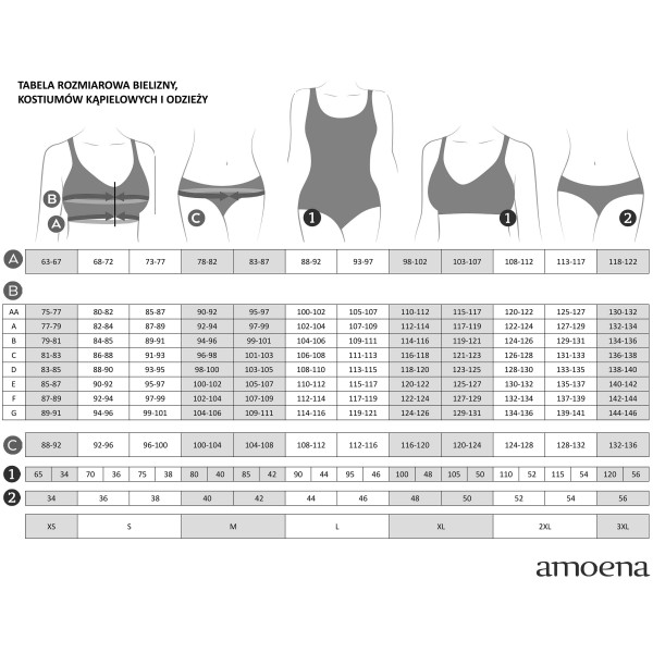 Biustonosz dla amazonek po operacji niebieski Amoena Nancy SB 44821