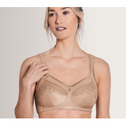 Biustonosz bez fiszbin do protez piersi miękki sand Isadora SB 0948