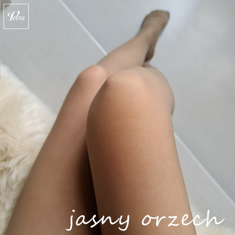 Rajstopy Przeciwżylakowe VEERA BEAUTY 70 DEN Ucisk Profilaktyczny Jasny Orzech