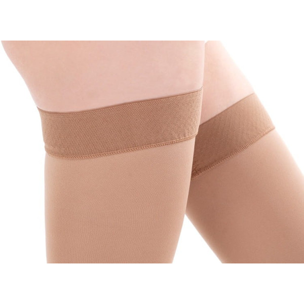 Pończochy Przeciwżylakowe Veera Forte CCL2 Czarne Zamknięte palce II Klasa Ucisku