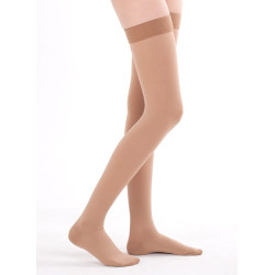 Pończochy Przeciwżylakowe Veera Forte CCL2 Czarne Zamknięte palce II Klasa Ucisku