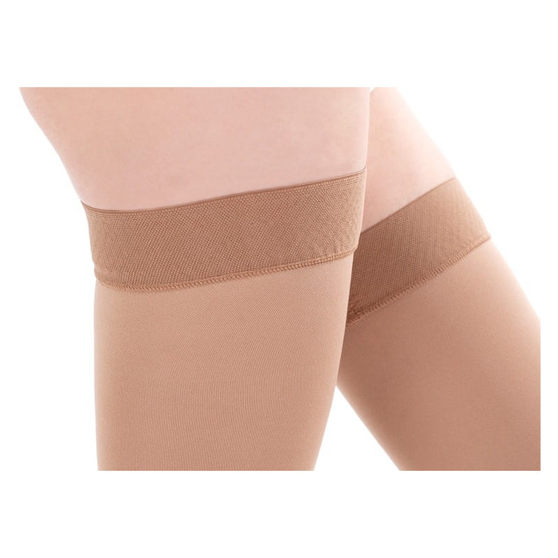 Pończochy Przeciwżylakowe Veera Forte CCL2 Karmel Zamknięte palce II Klasa Ucisku