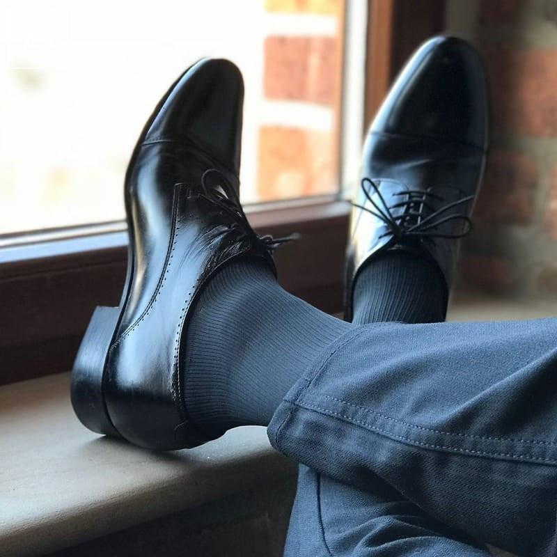 Skarpety przeciwżylakowe Veera 140 den męskie szare