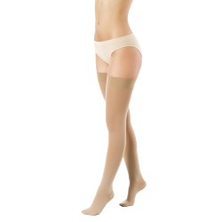 Pończochy Przeciwżylakowe Pani Teresa 1 klasa kompresji Zamknięte Krótkie PT 0406 Beż - Pończochy medyczne uciskowe