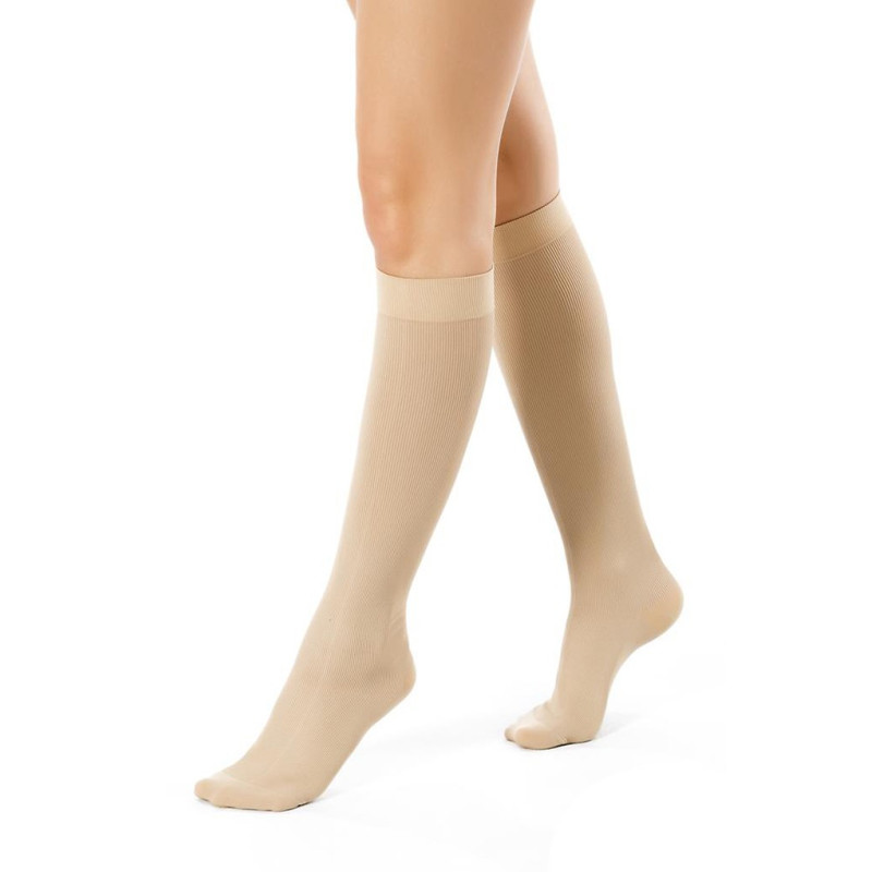 Skarpety podróżne Travel Socks Damskie Pani Teresa PT 0419 Jasny Beż