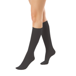 Podkolanówki Przeciwżylakowe Pani Teresa 1 klasa kompresji Zamknięte Krótkie PT 0408 Czarne - Podkolanówki medyczne uciskowe