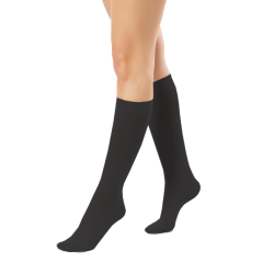 Podkolanówki Przeciwżylakowe Pani Teresa 2 klasa kompresji Zamknięte Długie PT 0405 Czarne - Podkolanówki medyczne uciskowe