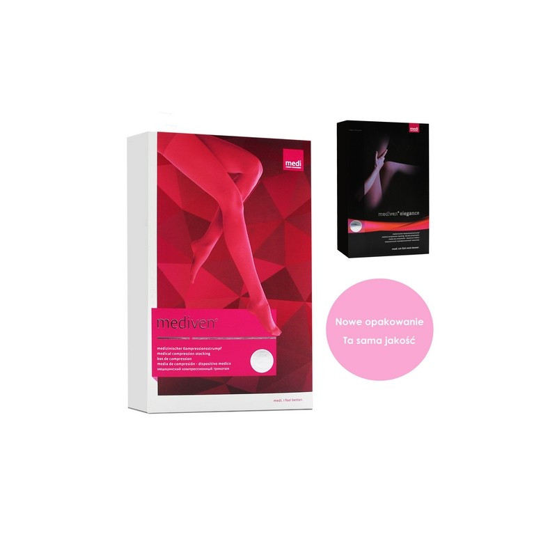 Pończochy Przeciwżylakowe Uciskowe MEDIVEN AG Elegance 1 klasa kompresji Otwarte Normal MEDI Carmel