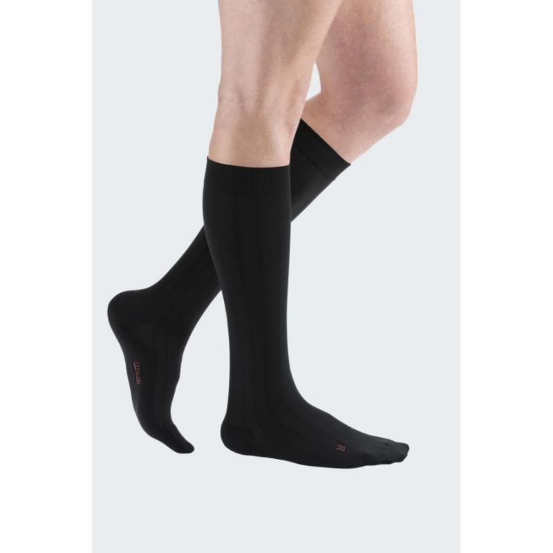 Podkolanówki Przeciwżylakowe Męskie Mediven For Men CCL2 Czarne