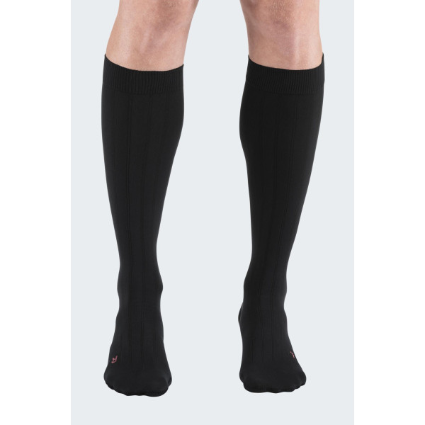 Podkolanówki Przeciwżylakowe Męskie Mediven For Men CCL2 Czarne
