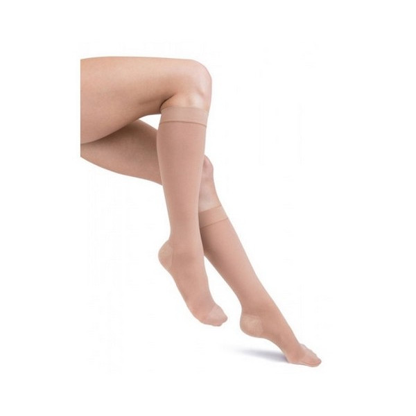 Podkolanówki Przeciwżylakowe Aries Avicenum Phlebo 250 Beżowe (Natura) Zamknięte