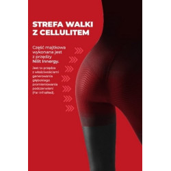 Rajstopy antycellulitowe Infrared Veera Beżowe Den 40 13-17 mmHg – masaż mocny