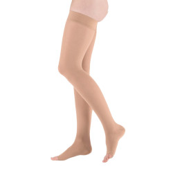 Pończochy Przeciwżylakowe Uciskowe MEDIVEN AG Elegance 1 klasa kompresji Otwarte Krótkie MEDI Kaszmir
