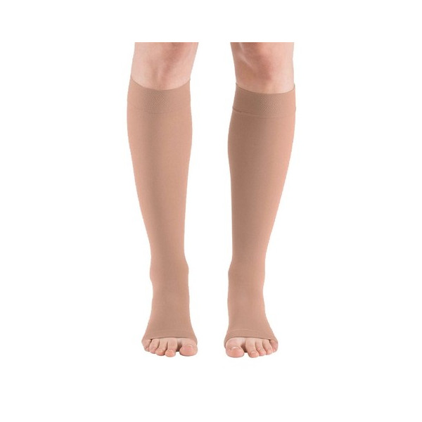 Podkolanówki Przeciwżylakowe MEDIVEN Elegance 2 klasa kompresji Otwarte Krótkie MEDI Kaszmir