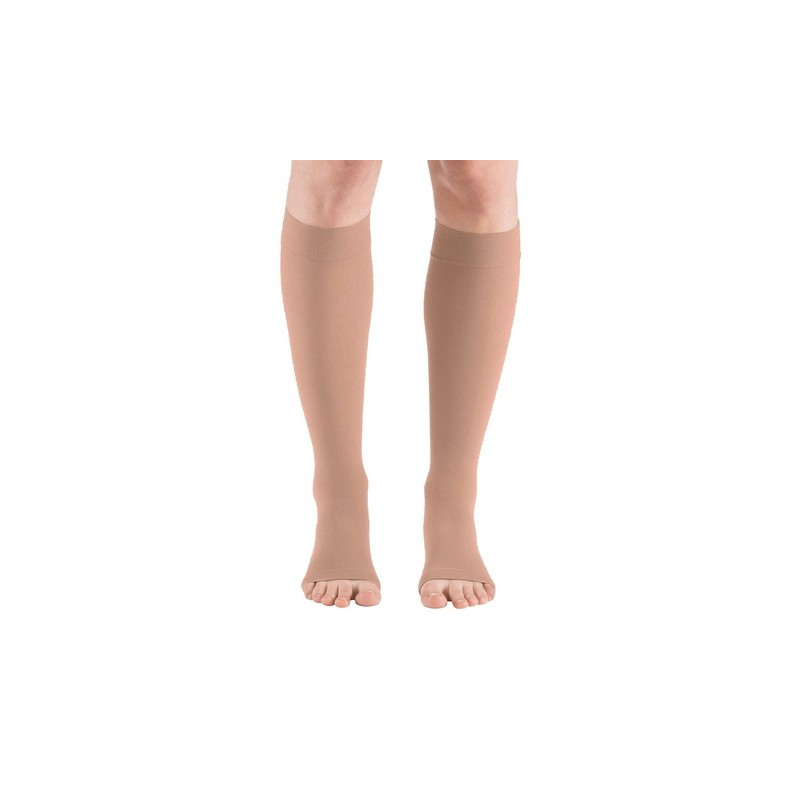 Podkolanówki Przeciwżylakowe MEDIVEN Elegance 2 klasa kompresji Otwarte Normal MEDI Kaszmir