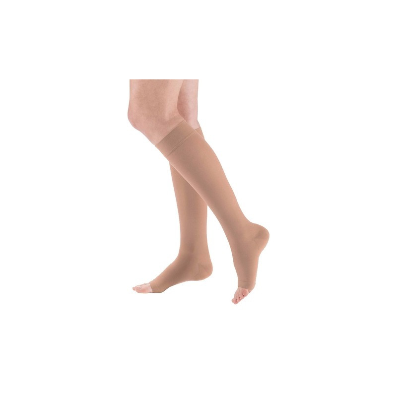 Podkolanówki Przeciwżylakowe MEDIVEN Elegance 2 klasa kompresji Otwarte Normal MEDI Kaszmir