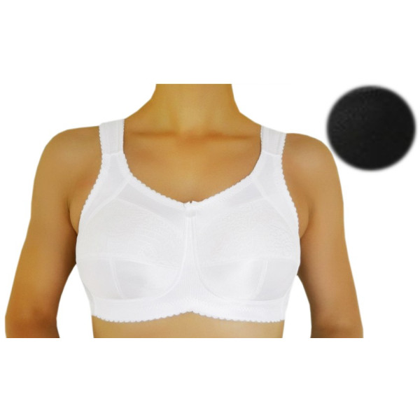 Biustonosz Pooperacyjny Miękki Dla Amazonek AFMA 14-2 CZARNY