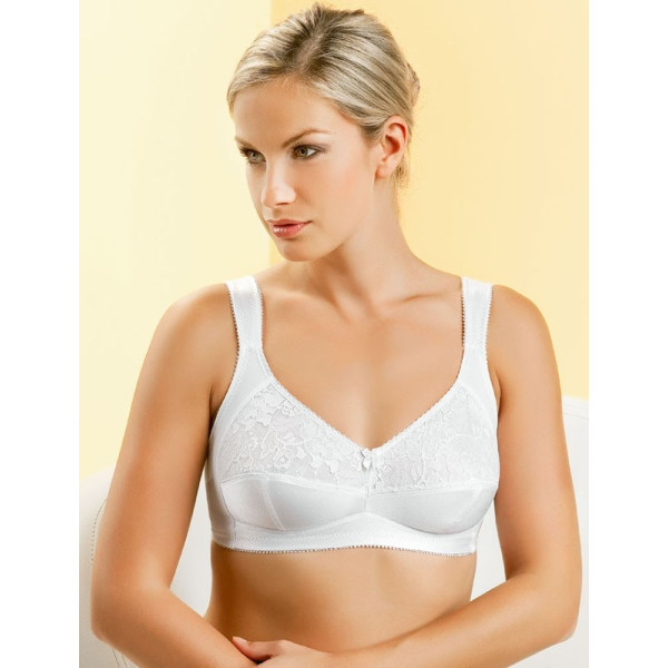 Biustonosz dla amazonek miękki obustronne kieszonki Afma 83