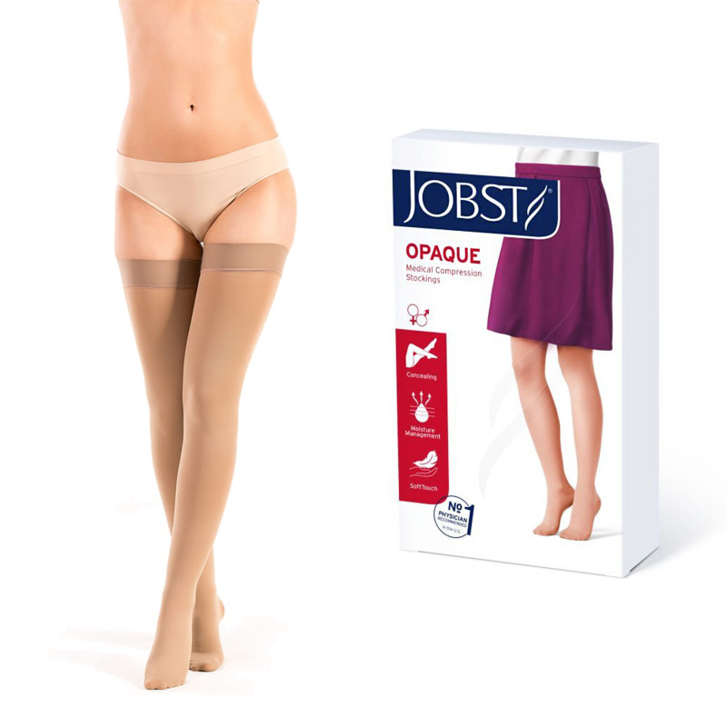 Pończochy Przeciwżylakowe Jobst Opaque Klasa Ucisku I Naturalny