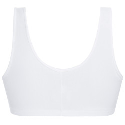 Miękki biustonosz wypoczynkowy bawełniany biały Amoena Frances SB 2128