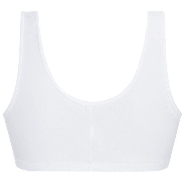 Miękki biustonosz wypoczynkowy bawełniany biały Amoena Frances SB 2128