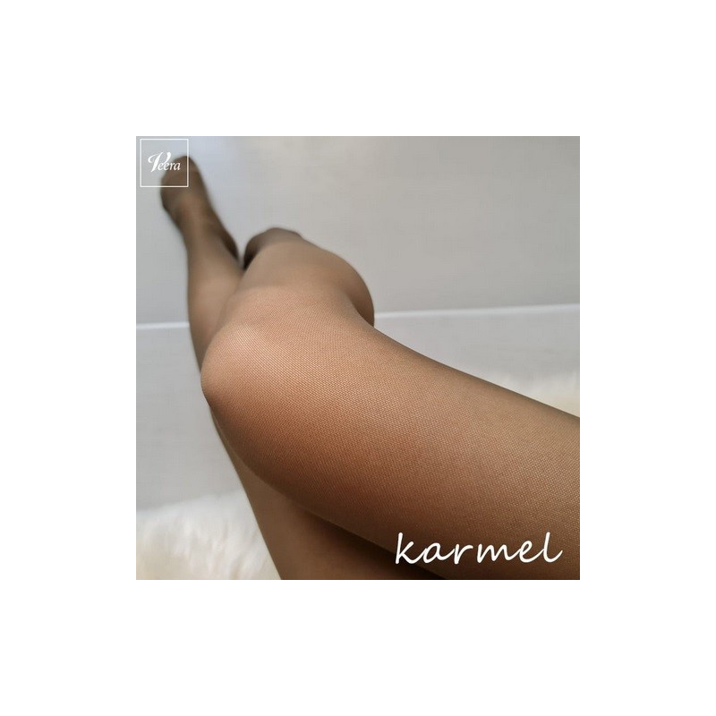 Rajstopy Przeciwżylakowe Veera karmel 140 den I Klasa Ucisku