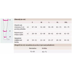 Pończochy Przeciwżylakowe ag duomed ccl2 krótkie