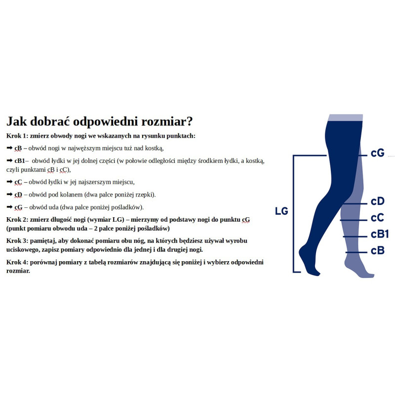 Pończochy Kompresyjne Jobst Opaque CCL 2 Uciskowe Naturalny