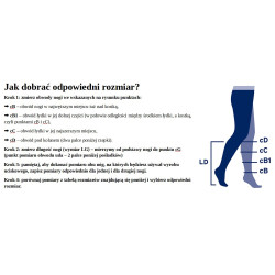 Podkolanówki Na Żylaki Jobst Opaque CCL1 Przeciwżylakowe Czarny