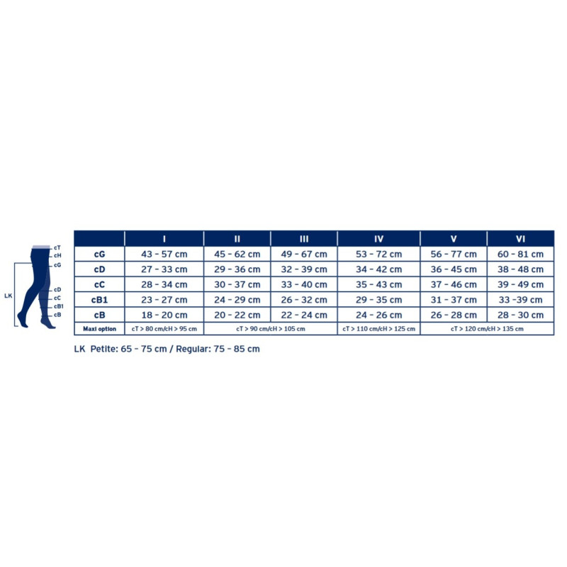 Rajstopy Medyczne Jobst Opaque Klasa Ucisku I Naturalny