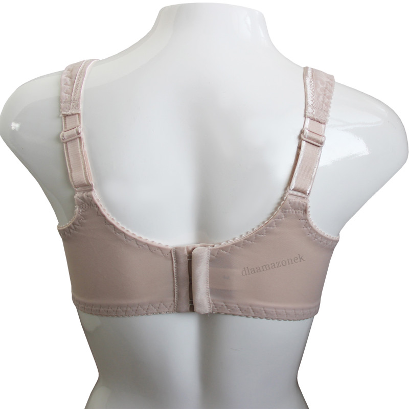 Biustonosz dla amazonek z kieszonkami do protez beżowy Thuasne Klaudia