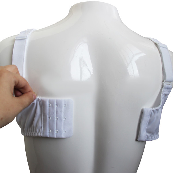 Biustonosz dla amazonek do protez piersi biały Thuasne Klaudia