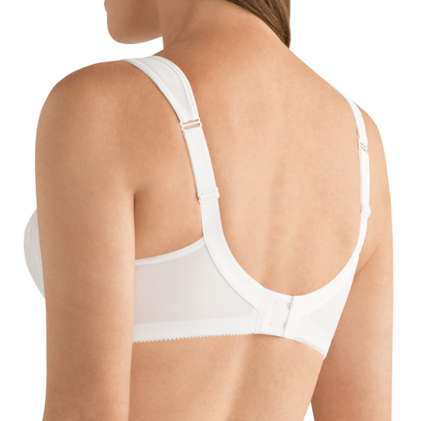 Elegancki miękki biustonosz bez fiszbin biały Amoena Isadora SB 0947