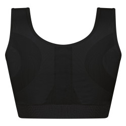 Biustonosz kompresyjny dla amazonek czarny Amoena Sina 45008
