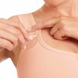 Biustonosz pooperacyjny kompresujący amazonki pudrowy róż Amoena Sina 45006