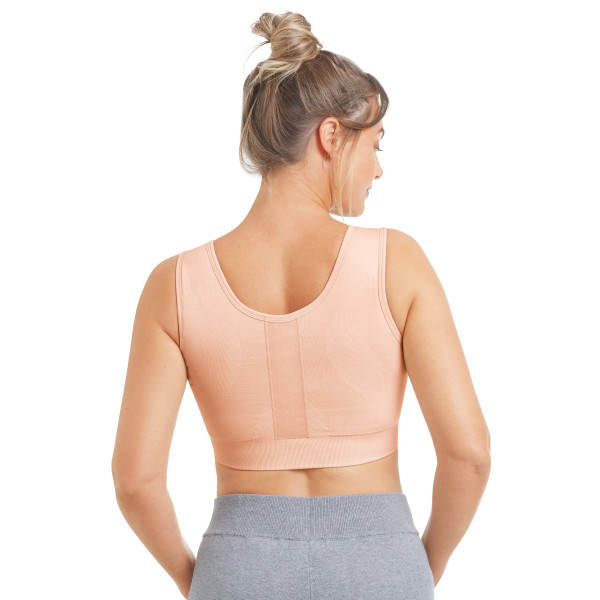 Biustonosz pooperacyjny kompresujący amazonki pudrowy róż Amoena Sina 45006