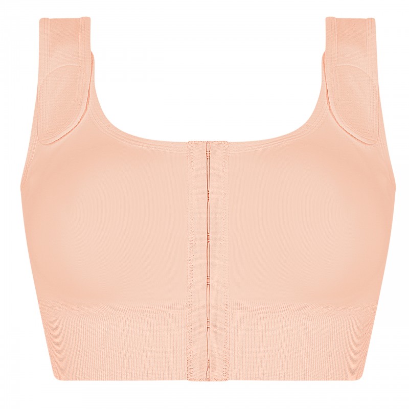 Biustonosz pooperacyjny kompresujący amazonki pudrowy róż Amoena Sina 45006