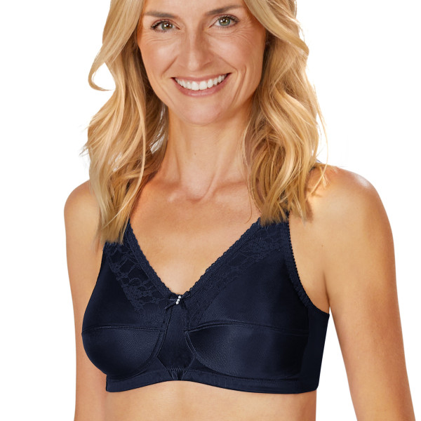 Biustonosz dla kobiet po mastektomii granatowy Amoena Nancy SB 44417
