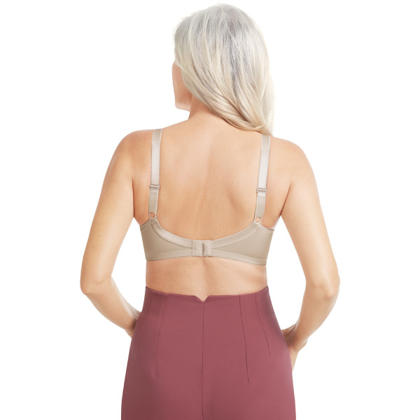 Biustonosz dla amazonki zapinany z przodu beż Amoena Nancy SB 44739