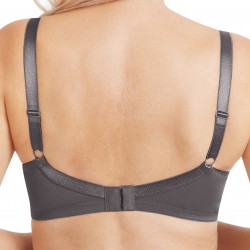 Biustonosz medyczny zapinany z przodu szary Amoena Nancy SB 44740