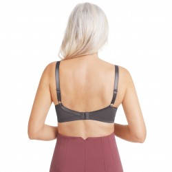 Biustonosz medyczny zapinany z przodu szary Amoena Nancy SB 44740