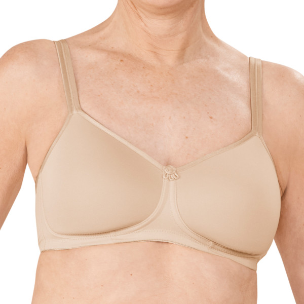 Biustonosz po rekonstrukcji piersi beżowy Amoena Mara SBP 1150