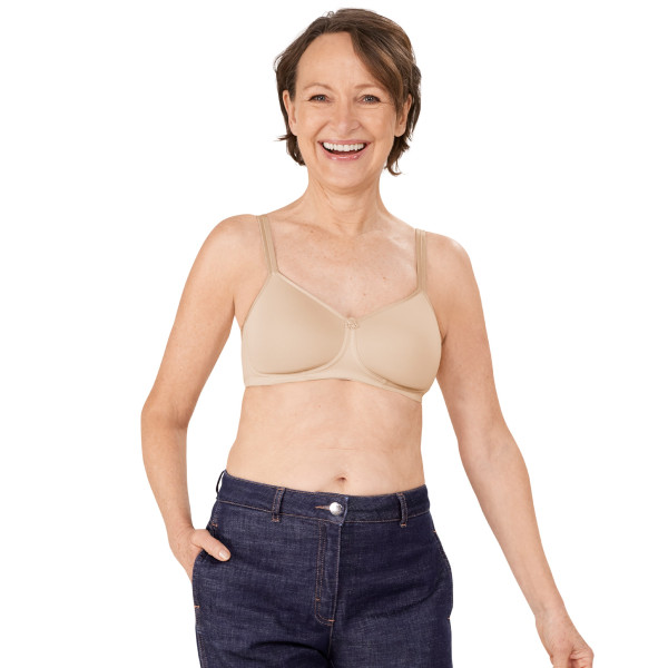 Biustonosz po rekonstrukcji piersi beżowy Amoena Mara SBP 1150