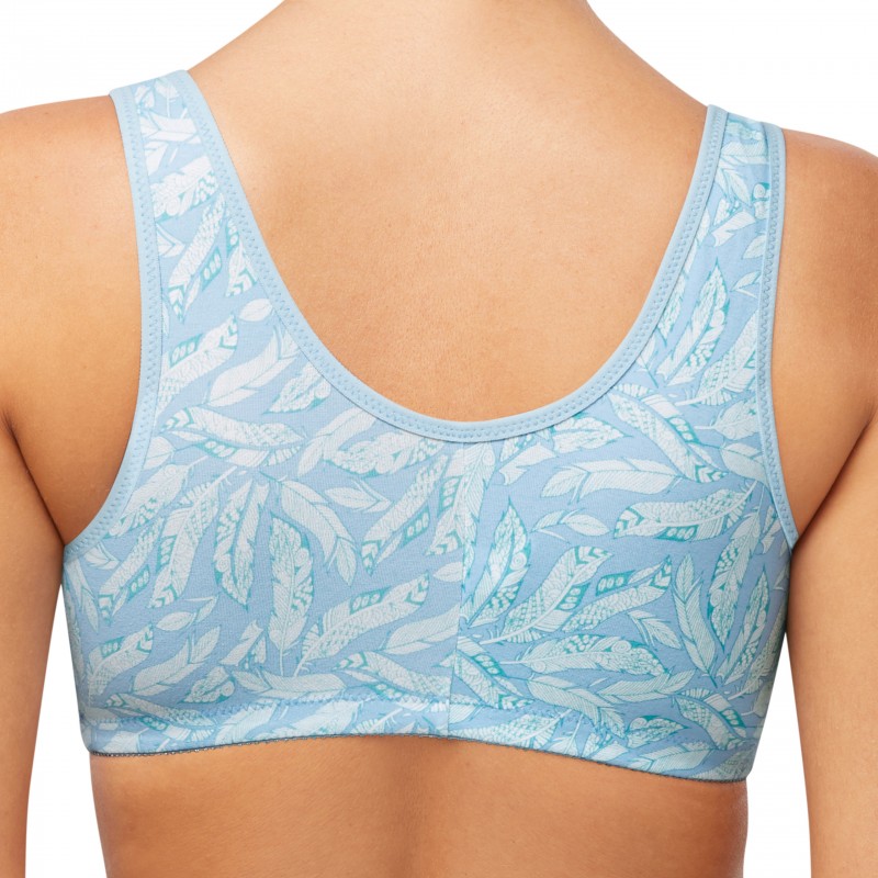 Biustonosz bawełniany wypoczynkowy aqua Amoena Frances SB 2128